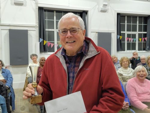 2025 AGM Graham receiving the Produce Trophy