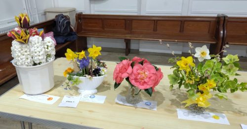 March floral exhibits