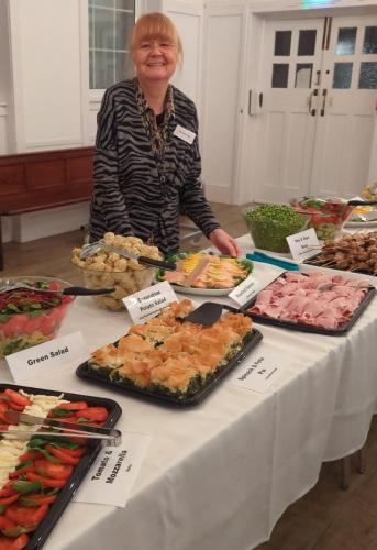 Marilyn and the buffet