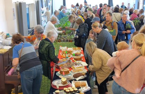 Plant sale a feast of home baking