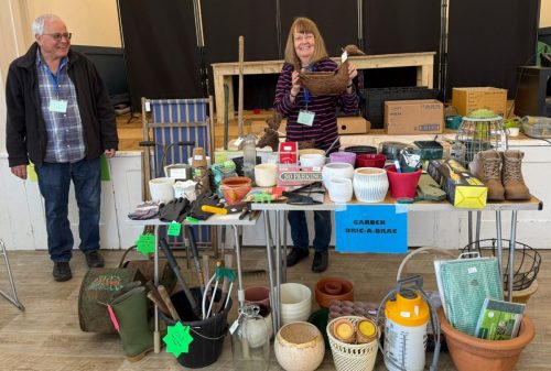 Plant sale bric-a-brac stall