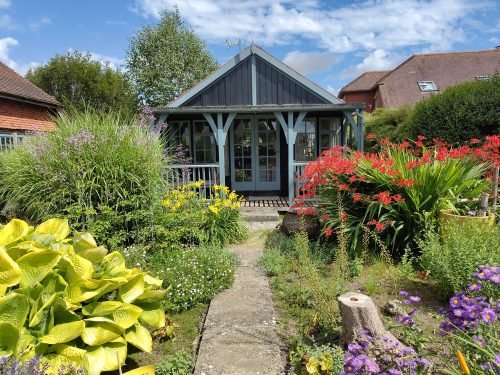 Saffrons garden summer house