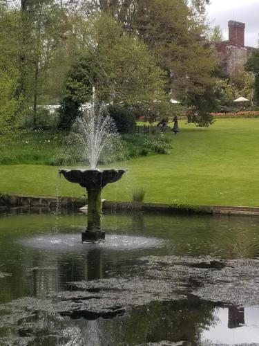 Water feature at Pashley Manor by Leila P